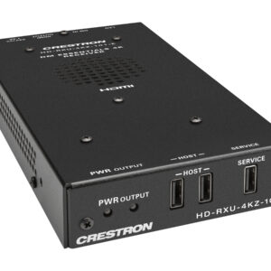 Crestron HD-RXU-4KZ-101-E moltiplicatore AV Ricevitore AV Nero