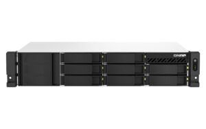 QNAP TS-864EU-8G server NAS e di archiviazione Armadio (2U) Intel® Celeron® 8 GB DDR4 0 TB QNAP Turbo System Nero immagine principale QNAP TS-873AeU-RP NAS Armadio (2U) Ryzen Embedded V1500B 4 GB DDR4 0 TB QuTS hero Nero