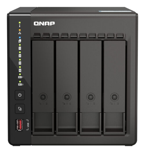 QNAP TS-453E NAS Tower Intel® Celeron® J6412 8 GB 0 TB QNAP QTS Nero immagine principale QNAP TS-453E NAS Tower Intel® Celeron® J6412 8 GB 0 TB QNAP QTS Nero