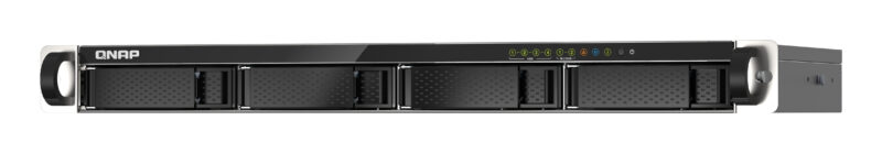 QNAP TS-435XEU NAS Rack (1U) Marvell CN9131 4 GB DDR4 0 TB QNAP QTS Nero, Grigio immagine gallery 6 QNAP TS-435XEU NAS Rack (1U) Marvell CN9131 4 GB DDR4 0 TB QNAP QTS Nero, Grigio
