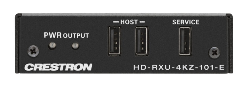 Crestron HD-RXU-4KZ-101-E moltiplicatore AV Ricevitore AV Nero