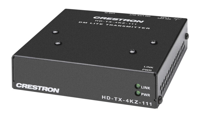 Crestron HD-TX-4KZ-111 moltiplicatore AV Ricevitore AV Bianco