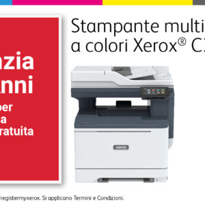 Xerox C325 A4 33 ppm Copia/Stampa/Scansione/Fax fronte/retro wireless PS3 PCL5e/6 2 vassoi 251 fogli