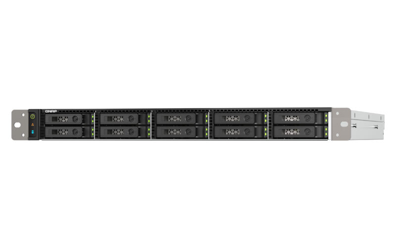 QNAP TS-h1090FU NAS Rack (1U) EPYC 7302P 256 GB DDR4 0 TB QuTS hero Nero, Grigio immagine gallery 6 QNAP TS-h1090FU NAS Rack (1U) EPYC 7302P 128 GB DDR4 0 TB QuTS hero Nero, Grigio