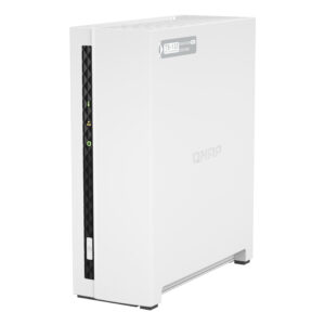 QNAP TS-133 server NAS e di archiviazione Tower Cortex-A55 2 GB DDR4 0 TB QNAP Turbo System Bianco