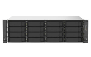 QNAP TS-1673AU-RP-16G server NAS e di archiviazione Armadio (3U) Ryzen Embedded V1500B 16 GB DDR4 0 TB QNAP QTS Nero, Grigio immagine principale QNAP TS-1673AU-RP-16G server NAS e di archiviazione Armadio (3U) Ryzen Embedded V1500B 16 GB DDR4 0 TB QNAP QTS Nero, Grigio