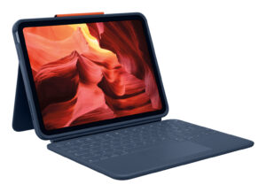 Logitech Rugged Combo 4 Touch QWERTY Italiano Smart Connector Blu immagine principale Logitech Rugged Combo 4 Touch QWERTY Italiano Smart Connector Blu