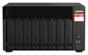 QNAP TS-873A NAS Tower Ryzen Embedded V1500B 8 GB DDR4 0 TB QuTS hero Nero immagine principale QNAP TS-873A NAS Tower Ryzen Embedded V1500B 8 GB DDR4 0 TB QNAP Turbo System Nero