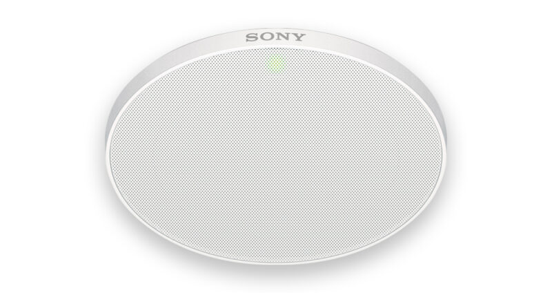 Sony MAS-A100 microfono Bianco Microfono di presentazione