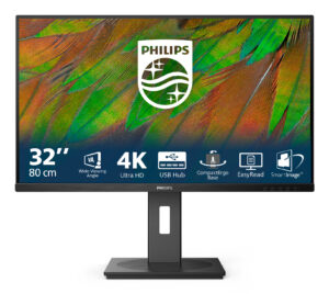 Philips 3000 series 32B1N3800/00 Monitor PC 81,3 cm (32") 3840 x 2160 Pixel 4K Ultra HD LCD Nero immagine principale Philips 3000 series 32B1N3800/00 Monitor PC 81,3 cm (32") 3840 x 2160 Pixel 4K Ultra HD LCD Nero