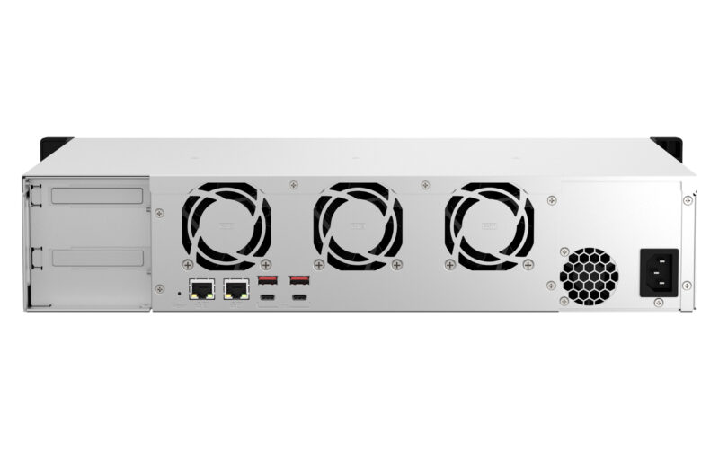 QNAP TS-873AEU-4G server NAS e di archiviazione Armadio (2U) Ryzen Embedded V1500B 4 GB DDR4 0 TB QuTS hero Nero immagine gallery 6 QNAP TS-873AEU-4G server NAS e di archiviazione Armadio (2U) Ryzen Embedded V1500B 4 GB DDR4 0 TB QuTS hero Nero