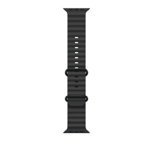 Apple Cinturino Ocean nero (49 mm) - Titanio nero