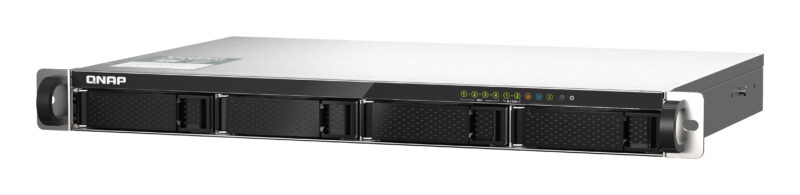 QNAP TS-435XEU NAS Rack (1U) Marvell CN9131 4 GB DDR4 0 TB QNAP QTS Nero, Grigio immagine gallery 5 QNAP TS-435XEU NAS Rack (1U) Marvell CN9131 4 GB DDR4 0 TB QNAP QTS Nero, Grigio