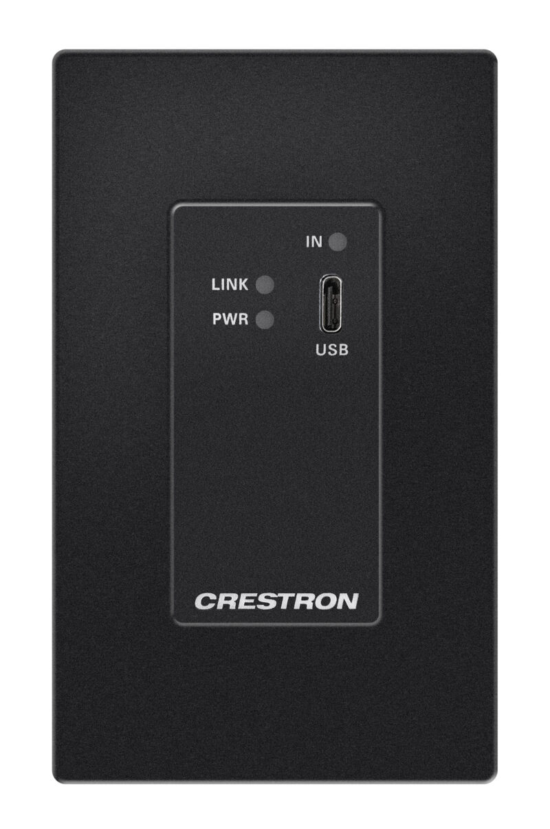 Crestron HD-TX-4KZ-111-1G-B moltiplicatore AV Ricevitore AV Bianco