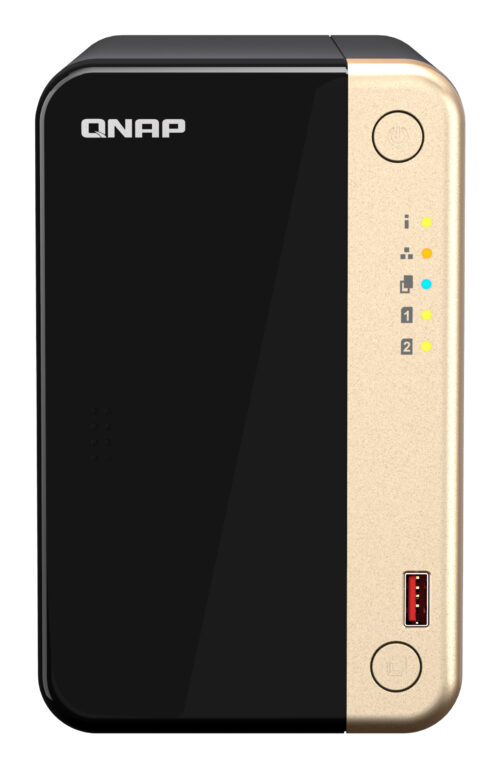 QNAP TS-264 NAS Tower Intel® Celeron® N5095 8 GB 0 TB QNAP QTS Nero, Oro immagine principale QNAP TS-264 NAS Tower Intel® Celeron® N5095 8 GB 0 TB QNAP QTS Nero, Oro