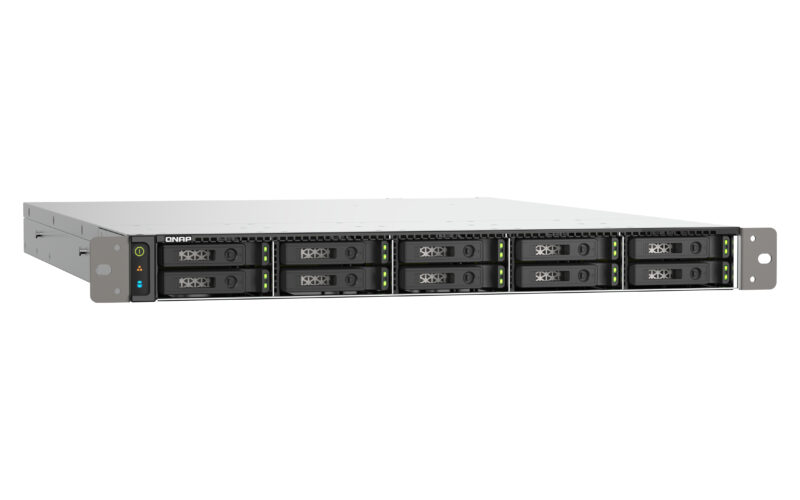 QNAP TS-h1090FU NAS Rack (1U) EPYC 7302P 256 GB DDR4 0 TB QuTS hero Nero, Grigio immagine gallery 3 QNAP TS-h1090FU NAS Rack (1U) EPYC 7302P 128 GB DDR4 0 TB QuTS hero Nero, Grigio