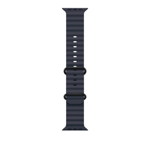 Apple Cinturino Ocean blu navy (49 mm) - Titanio nero