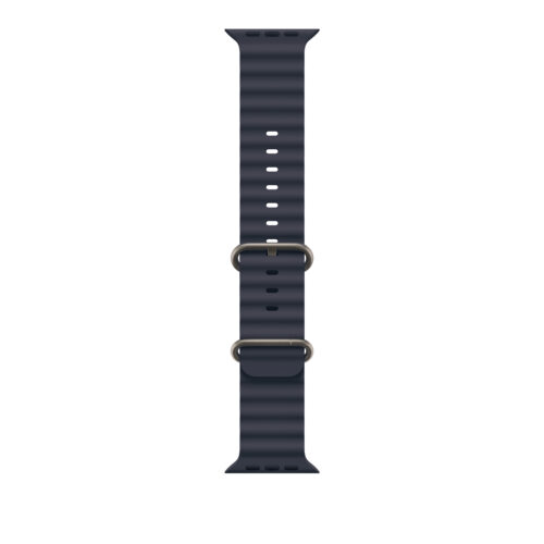 Apple Cinturino Ocean blu navy (49 mm) - Titanio naturale