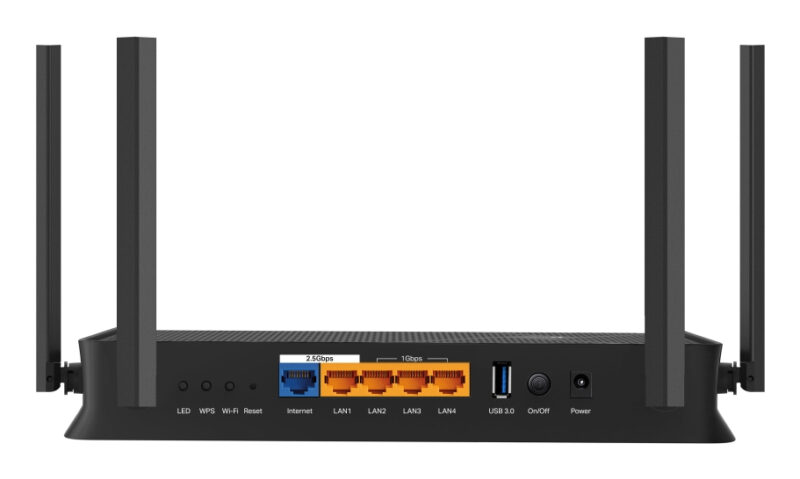 TP-Link Archer BE3600 router wireless 2.5 Gigabit Ethernet Dual-band (2.4 GHz/5 GHz) Nero