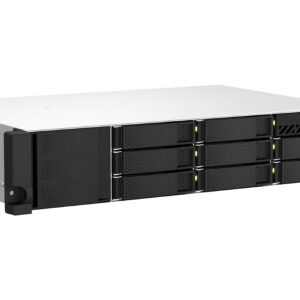 QNAP TS-864EU-8G server NAS e di archiviazione Armadio (2U) Intel® Celeron® 8 GB DDR4 0 TB QNAP Turbo System Nero immagine gallery 3 QNAP TS-873AEU-4G server NAS e di archiviazione Armadio (2U) Ryzen Embedded V1500B 4 GB DDR4 0 TB QuTS hero Nero