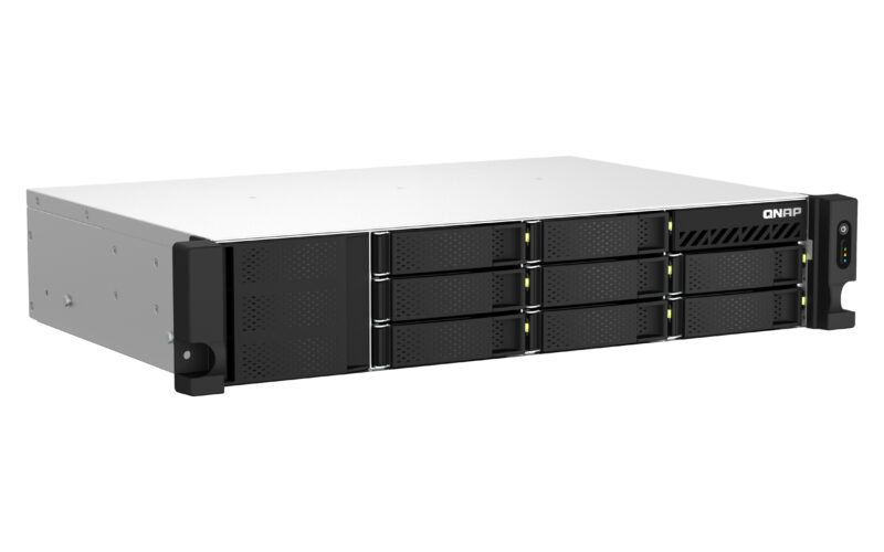 QNAP TS-864EU-8G server NAS e di archiviazione Armadio (2U) Intel® Celeron® 8 GB DDR4 0 TB QNAP Turbo System Nero immagine gallery 3 QNAP TS-873AEU-4G server NAS e di archiviazione Armadio (2U) Ryzen Embedded V1500B 4 GB DDR4 0 TB QuTS hero Nero