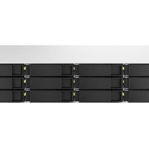 QNAP TS-h1887XU-RP NAS Armadio (2U) Intel Xeon E E-2334 16 GB DDR4 0 TB QuTS hero Nero, Bianco immagine principale StarTech.com HKLP15054PK organizer per cavi Universale Fascetta con gancio e anello Nero 4 pz