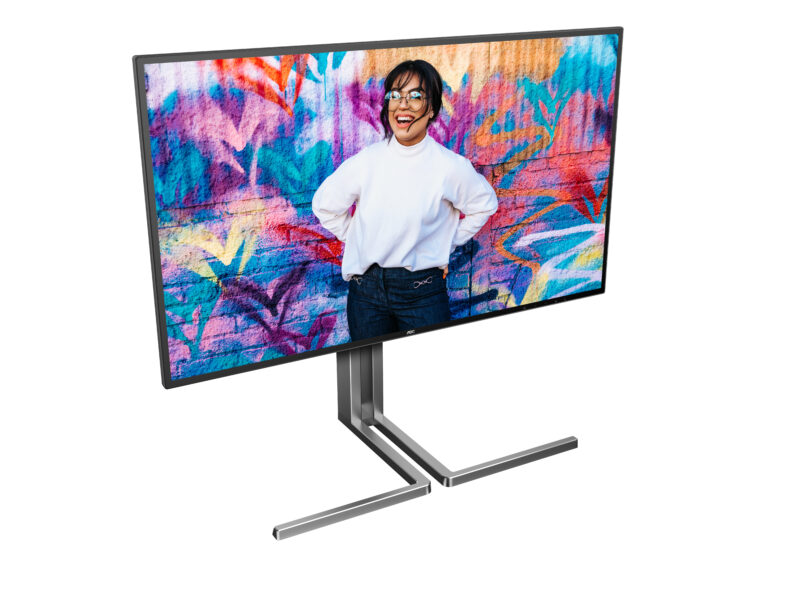 AOC U3 U27U3CV Monitor PC 68,6 cm (27") 3840 x 2160 Pixel 4K Ultra HD LCD Nero