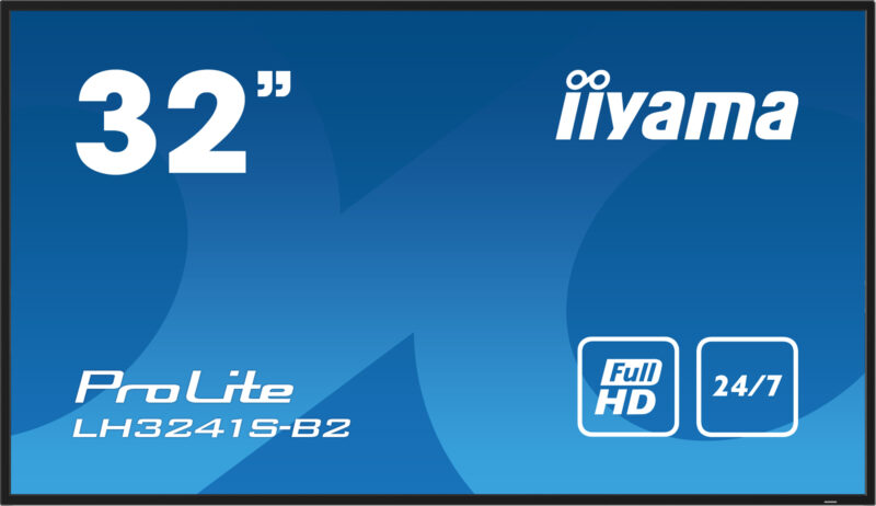 iiyama LH3241S-B2 visualizzatore di messaggi Design chiosco 80 cm (31.5") LED 350 cd/m² Full HD Nero 24/7 immagine gallery 2 iiyama LH3241S-B2 visualizzatore di messaggi Design chiosco 80 cm (31.5") LED 350 cd/m² Full HD Nero 24/7