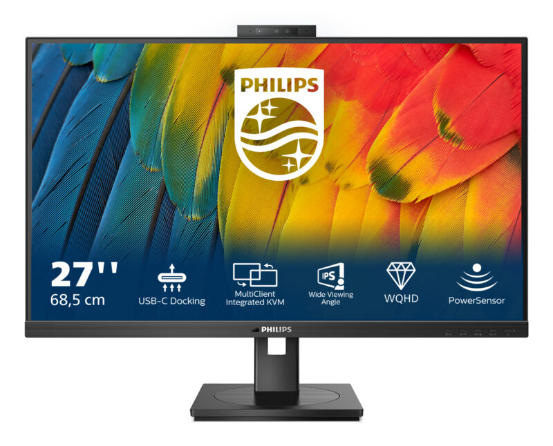 Philips 5000 series 27B1U5601H/00 LED display 68,6 cm (27") 2560 x 1440 Pixel Quad HD LCD Nero immagine gallery 2 Philips 5000 series 27B1U5601H/00 LED display 68,6 cm (27") 2560 x 1440 Pixel Quad HD LCD Nero