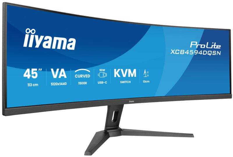 iiyama G-MASTER 45"LCD Curved Bus. UWQHD Monitor PC 114,3 cm (45") 5120 x 1440 Pixel Dual QHD LED Nero