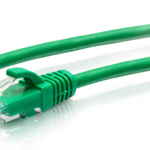 C2G Cavo patch di rete Ethernet sottile Cat6a antigroviglio, non schermato (UTP) da 7,6 m - Verde