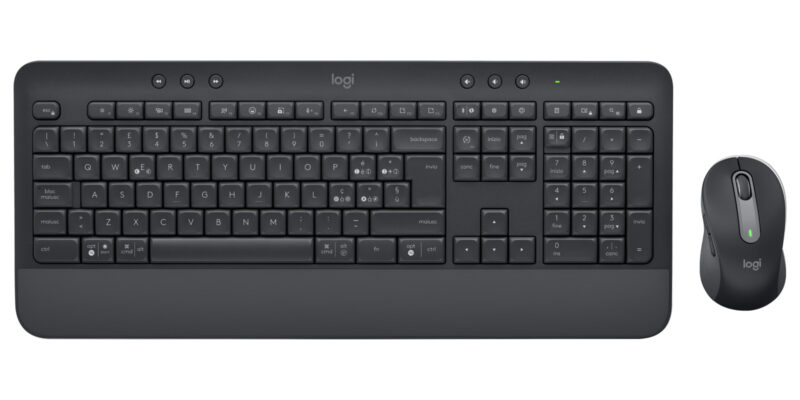Logitech 920-010996 tastiera Mouse incluso Ufficio Bluetooth QWERTY Italiano Grafite