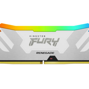 Kingston Technology FURY 32GB 6400MT/s DDR5 CL32 DIMM (Kit da 2) Renegade RGB Bianco XMP