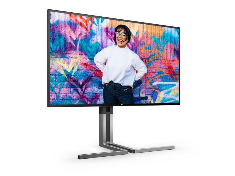 AOC U3 U27U3CV Monitor PC 68,6 cm (27") 3840 x 2160 Pixel 4K Ultra HD LCD Nero