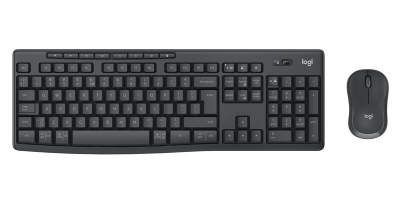 Logitech 920-012077 tastiera Mouse incluso Ufficio Bluetooth QWERTY US International Grafite