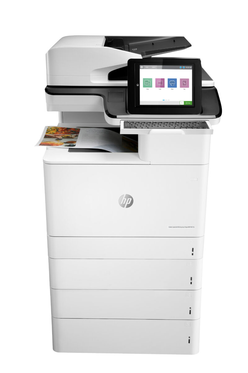 HP Color LaserJet Enterprise Flow LaserJet Enterprise Flow M776z Wireless Multifunction Colore Stampante, Fotocopiatrice, scanner; Fronte/retro