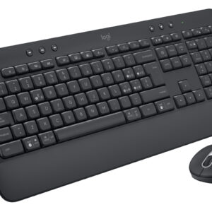 Logitech 920-010996 tastiera Mouse incluso Ufficio Bluetooth QWERTY Italiano Grafite