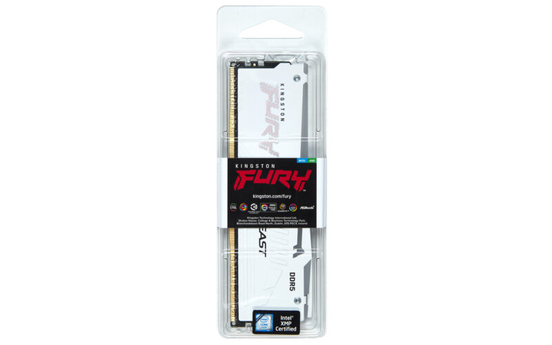 Kingston Technology FURY Beast 32GB 6000MT/s DDR5 CL30 DIMM White RGB EXPO