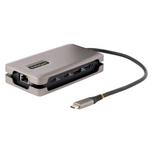 StarTech.com Adattatore Multiporta USB-C - Docking Station USB Type-C 3.2 Gen2 10Gbps con Uscita Video HDMI 2.0b 4K 60Hz, Hub USB (2xUSB-C, 1xUSB-A), PD 100W Pass-Through - Mini Dock da Viaggio con Cavo da 30 cm immagine principale StarTech.com Adattatore Multiporta USB-C - Docking Station USB Type-C 3.2 Gen2 10Gbps con Uscita Video HDMI 2.0b 4K 60Hz, Hub USB (2xUSB-C, 1xUSB-A), PD 100W Pass-Through - Mini Dock da Viaggio con Cavo da 30 cm