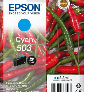 Epson 503 cartuccia d'inchiostro 1 pz Originale Resa standard Ciano