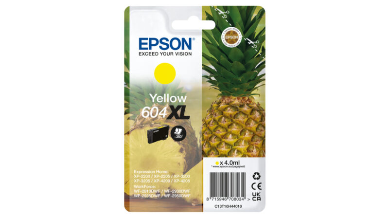 Epson 604XL cartuccia d'inchiostro 1 pz Originale Resa elevata (XL) Giallo immagine principale Epson 604XL cartuccia d'inchiostro 1 pz Originale Resa elevata (XL) Giallo
