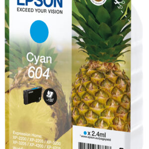 Epson 604 cartuccia d'inchiostro 1 pz Originale Resa standard Ciano