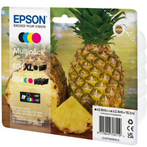 Epson 604XL cartuccia d'inchiostro 4 pz Originale Resa elevata (XL) Nero, Ciano, Magenta, Giallo