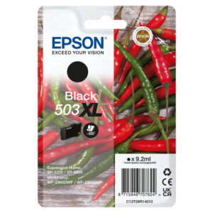 Epson 503XL cartuccia d'inchiostro 1 pz Originale Resa elevata (XL) Nero immagine principale Epson 503XL cartuccia d'inchiostro 1 pz Originale Resa elevata (XL) Nero