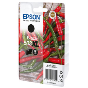 Epson 503XL cartuccia d'inchiostro 1 pz Originale Resa elevata (XL) Nero immagine gallery 2 Epson 503XL cartuccia d'inchiostro 1 pz Originale Resa elevata (XL) Nero