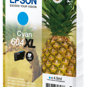 Epson 604XL cartuccia d'inchiostro 1 pz Originale Resa elevata (XL) Ciano