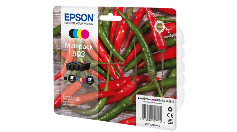 Epson 503 cartuccia d'inchiostro 4 pz Originale Resa standard Nero, Ciano, Magenta, Giallo
