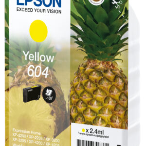 Epson 604 cartuccia d'inchiostro 1 pz Originale Resa standard Giallo