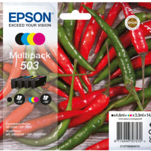 Epson 503 cartuccia d'inchiostro 4 pz Originale Resa standard Nero, Ciano, Magenta, Giallo