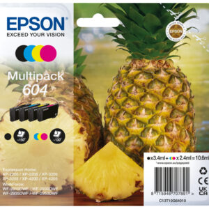 Epson 604 cartuccia d'inchiostro 4 pz Originale Resa standard Nero, Ciano, Magenta, Giallo